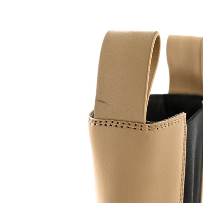 Bottega Veneta Calfskin The Lug Chelsea 55mm Boots 39 Cane Sugar 10 of 10