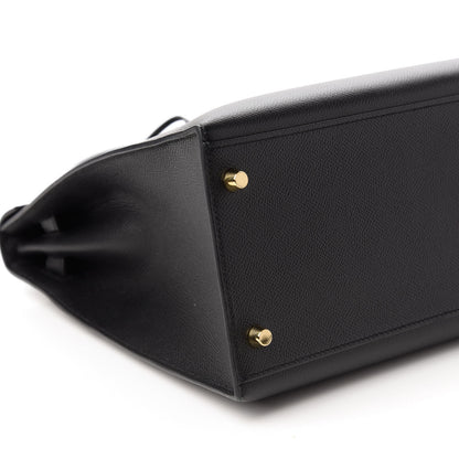 Hermes Epsom Kelly Sellier 35 Black 6 of 10