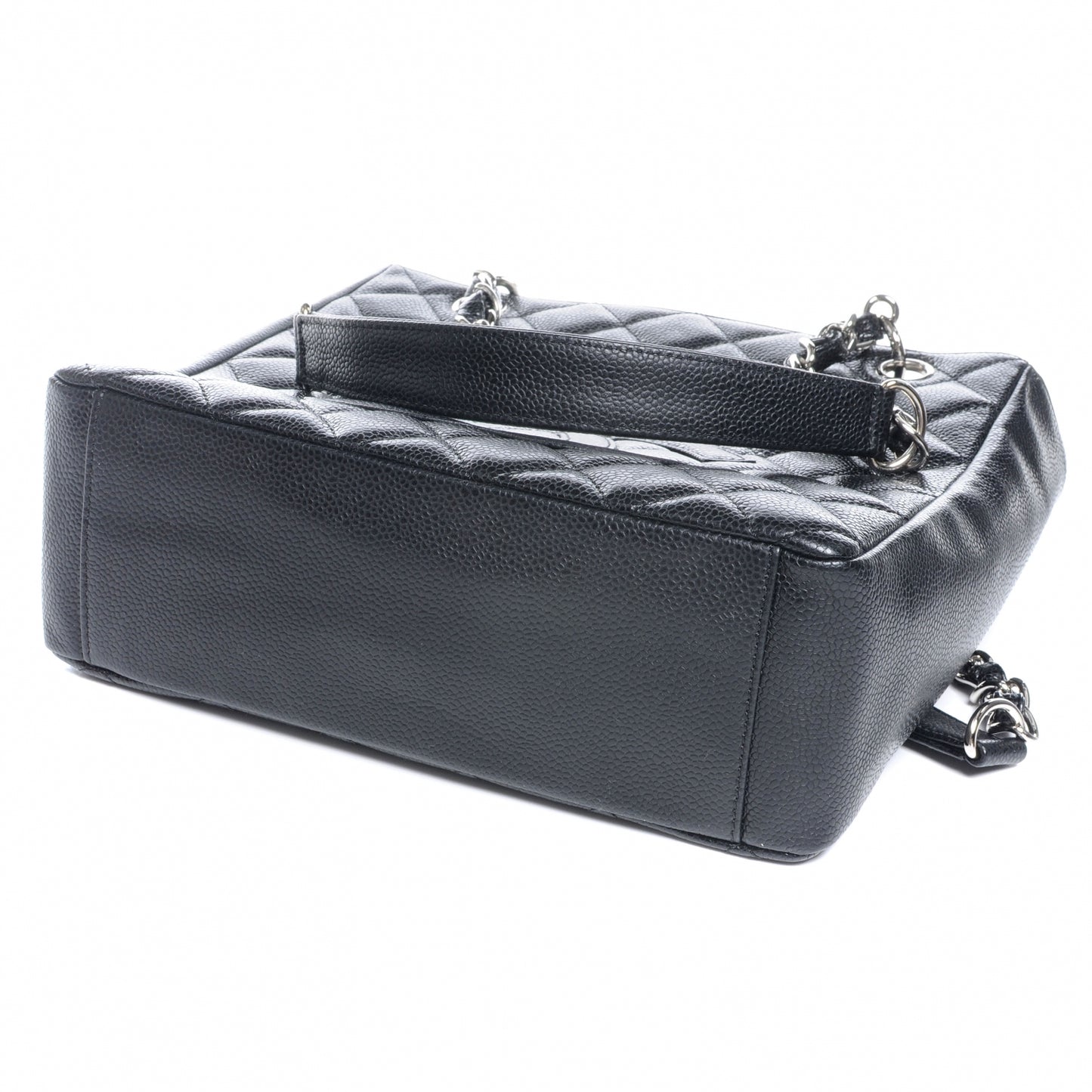 Caviar Petit Shopping Tote PST Black
