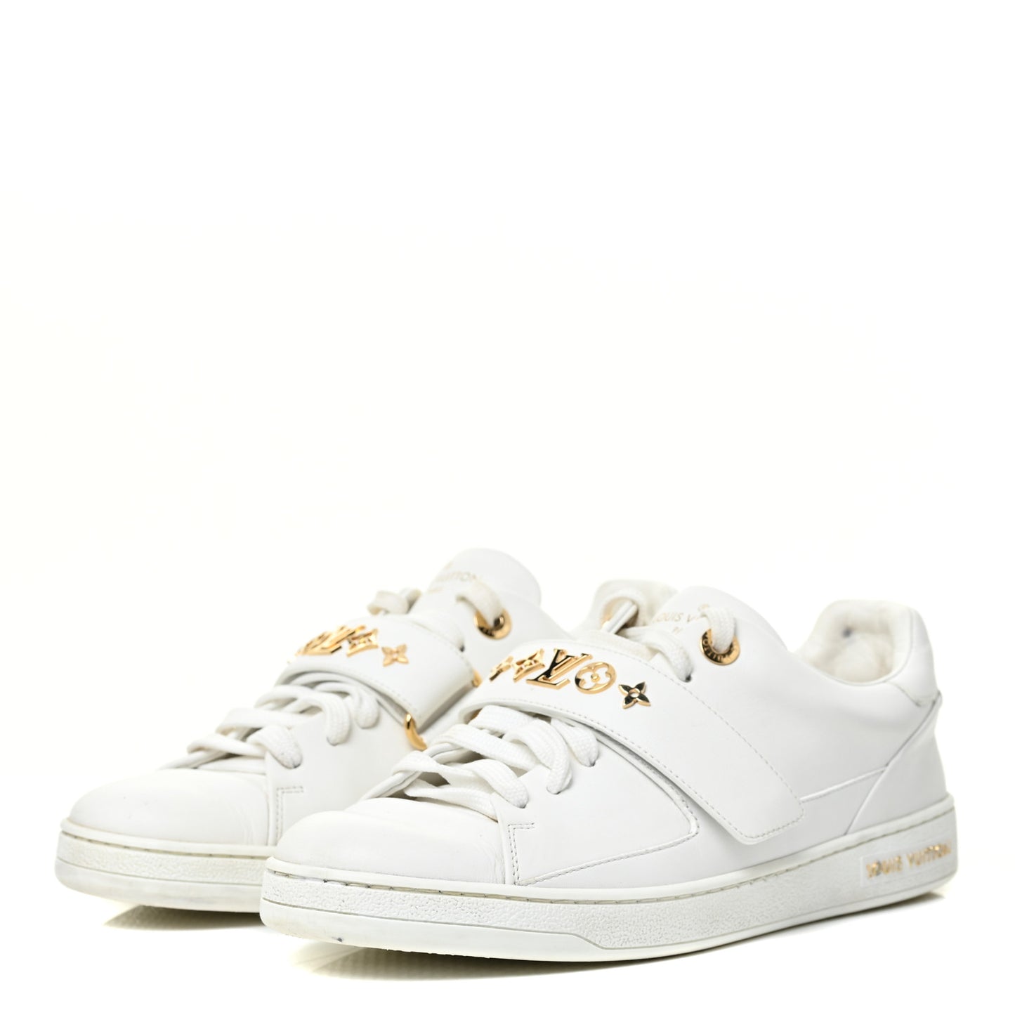 Calfskin Front Row Sneaker 38 White