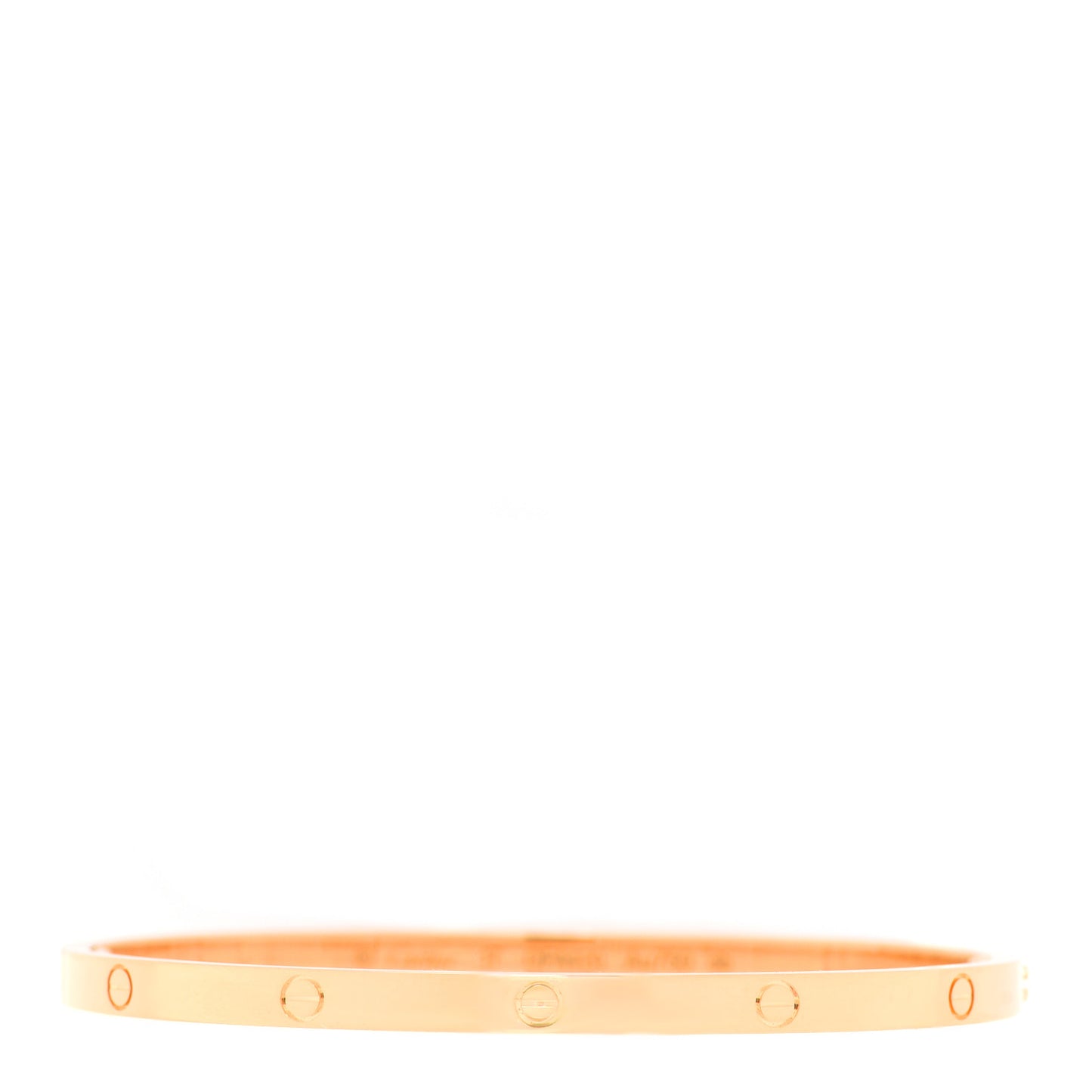 18K Yellow Gold Small LOVE Bracelet 17