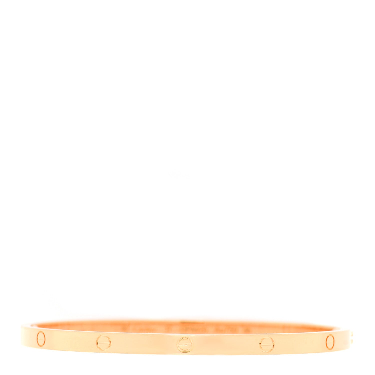 Cartier 18K Yellow Gold Small LOVE Bracelet 17 1 of 6