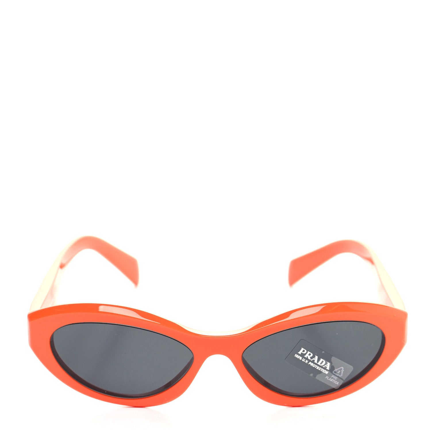 Prada Acetate Sunglasses SPR 26Z Orange 2 of 7