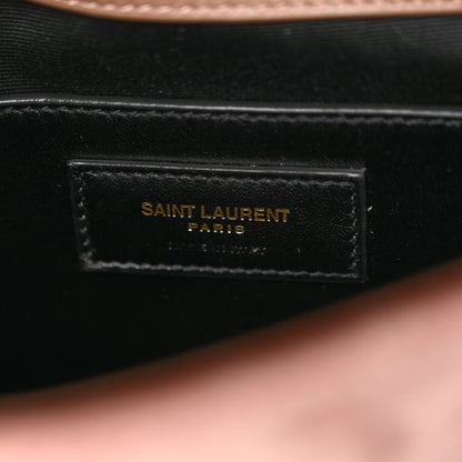 Saint Laurent Velvet Monogram Matelasse Baby Niki Chain Satchel Pink 6 of 9