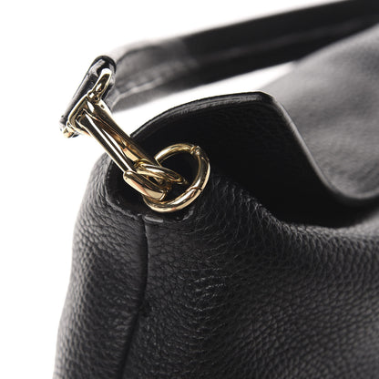 Burberry Grainy Calfskin Medium Hobo Black 11 of 11