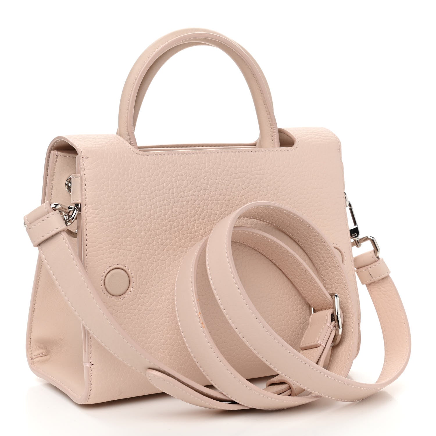 Christian Dior Grained Calfskin Mini Diorever Flap Rose Poudre 2 of 10