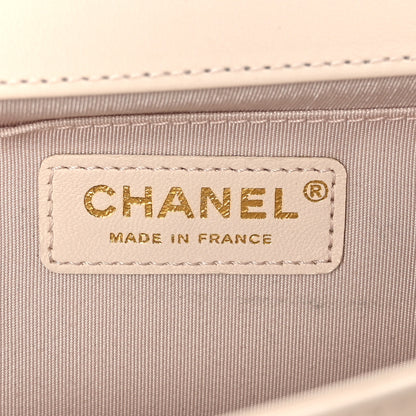 Chanel Lambskin Quilted Medium Boy Flap Light Pink 6 of 9