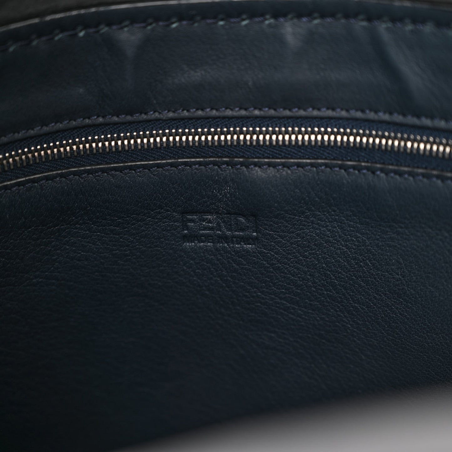 Vitello All In Shopper Tote Navy Black