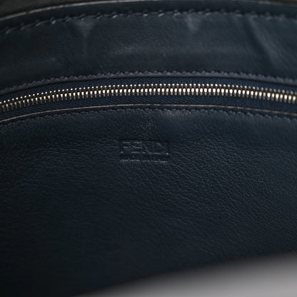 Fendi Vitello All In Shopper Tote Navy Black 6 of 10