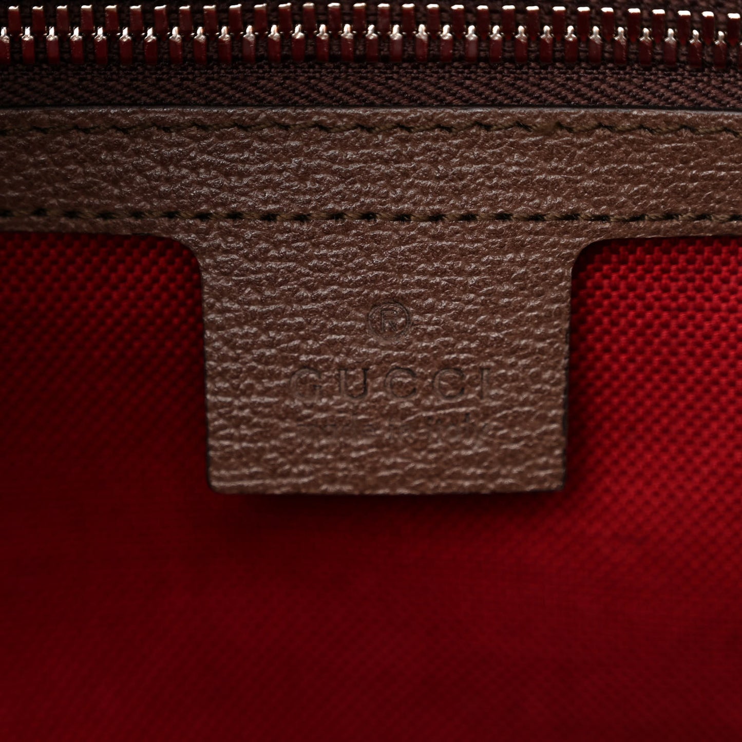 GG Supreme Monogram Textured Dollar Calfskin Small Detail Tote Beige Ebony New Acero