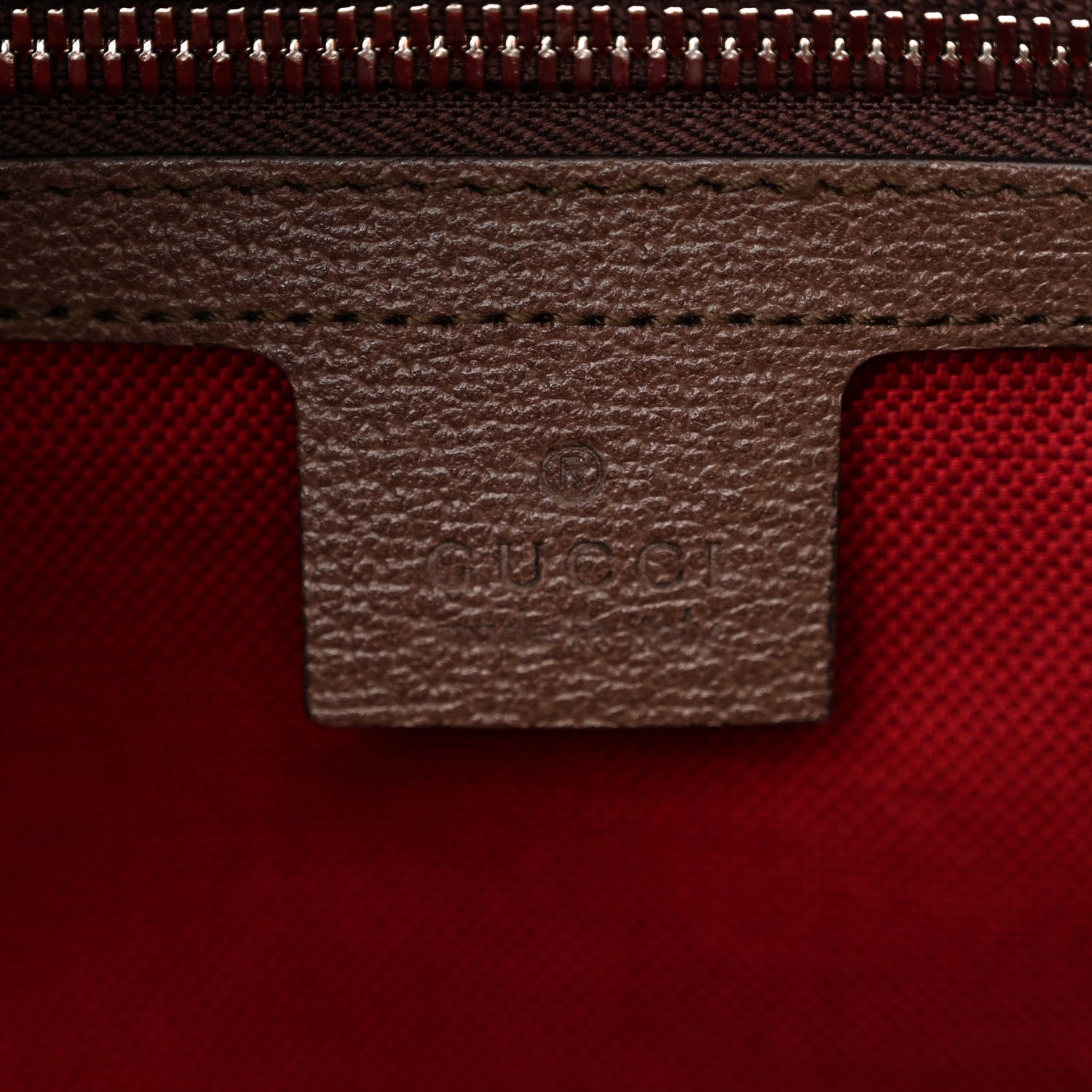 Gucci GG Supreme Monogram Textured Dollar Calfskin Small Detail Tote Beige Ebony New Acero 7 of 12