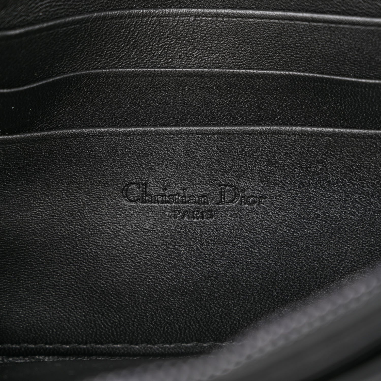 Christian Dior Calfskin Macrocannage Mini Caro Bag Black 6 of 11