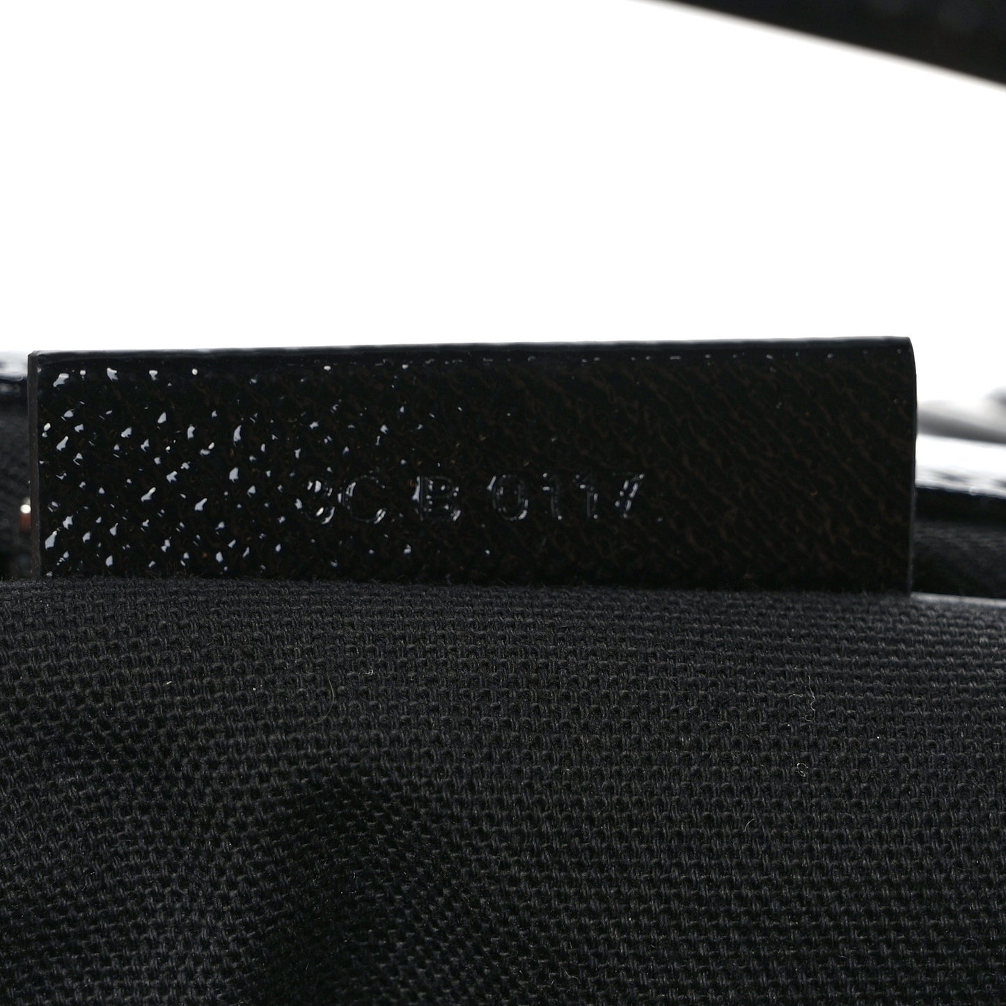 Textured Patent Calfskin Small Antigona Black