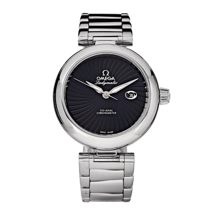 Omega Stainless Steel 34mm Ladymatic Co-Axial Automatic Watch Black 425.30.34.20.01.001 1 of 7
