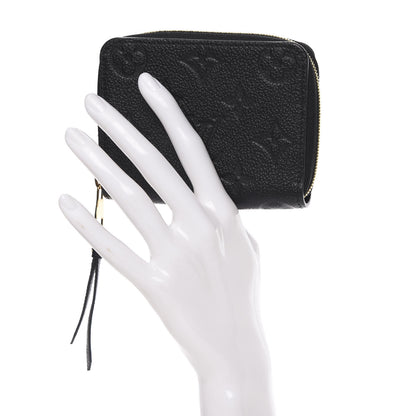 Louis Vuitton Empreinte Zippy Coin Purse Black 2 of 8
