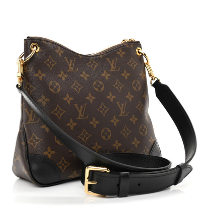 Louis Vuitton Monogram Odeon PM Black 3 of 8