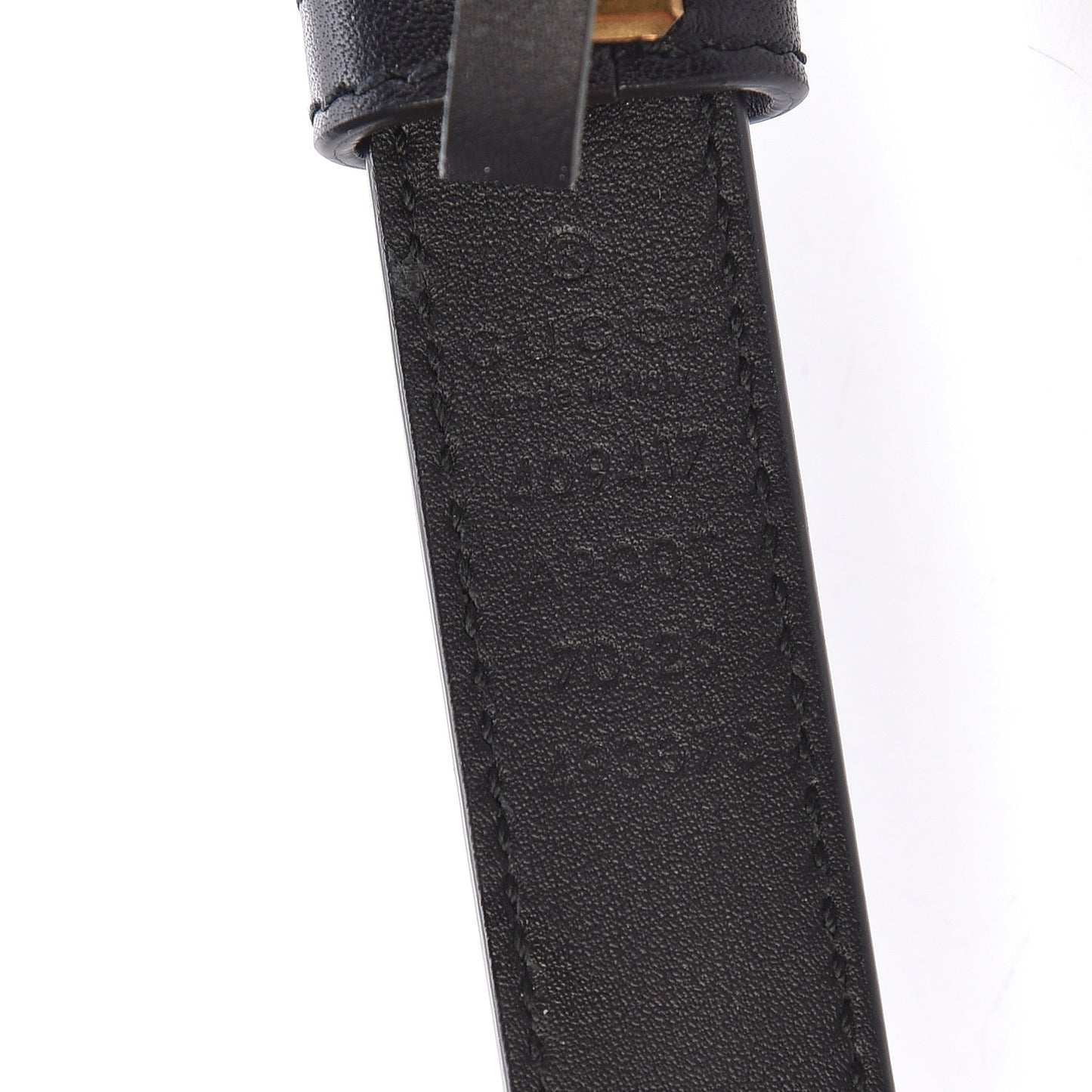 Calfskin Double G 20mm Belt 70 28 Black