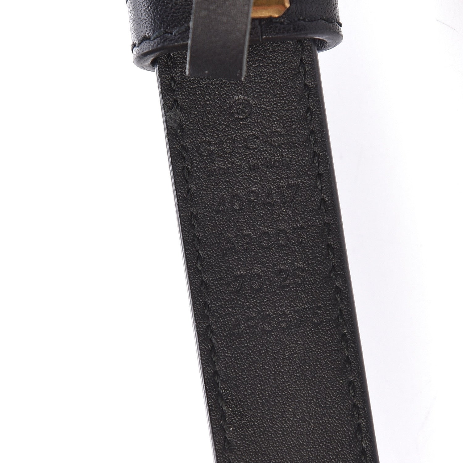 Gucci Calfskin Double G 20mm Belt 70 28 Black 4 of 7