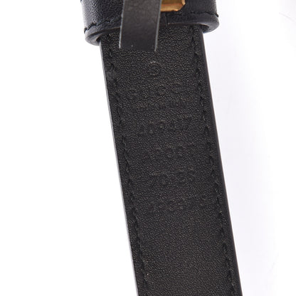 Gucci Calfskin Double G 20mm Belt 70 28 Black 4 of 7