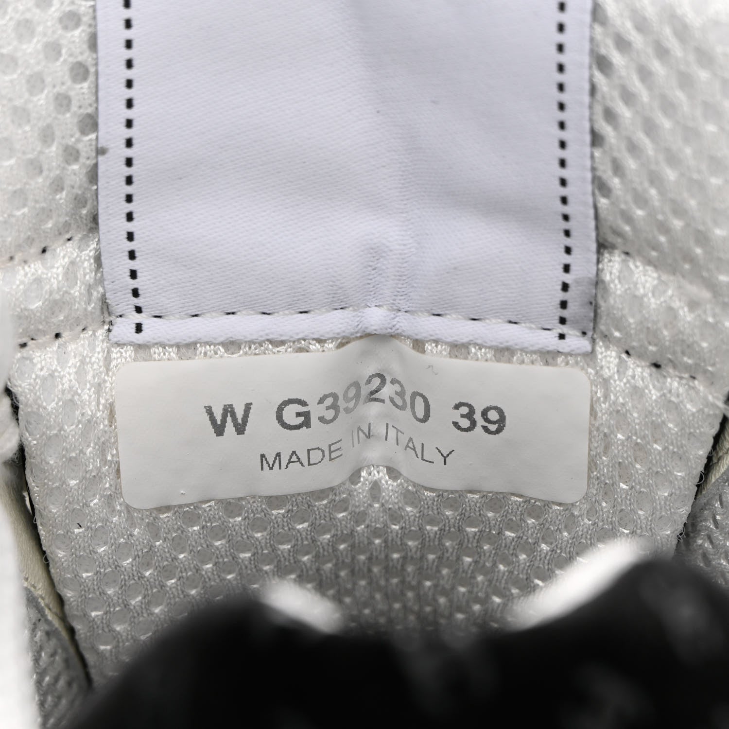 Chanel Nylon Suede Calfskin Printed CC Sneakers 39 White Black 6 of 11