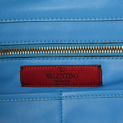 Valentino Garavani Vitello Medium Rockstud Tote Parrot 6 of 11