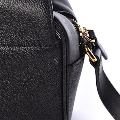 Burberry Soft Grain Calfskin Small Buckle Zip Bag Black 14 of 14