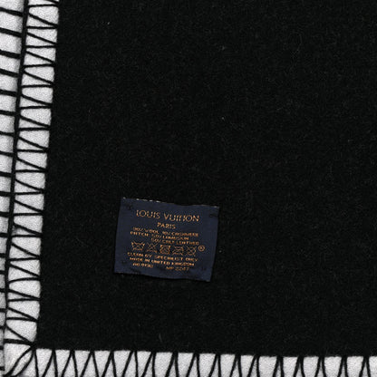 Louis Vuitton Wool Cashmere Satellite Blanket Black 10 of 10