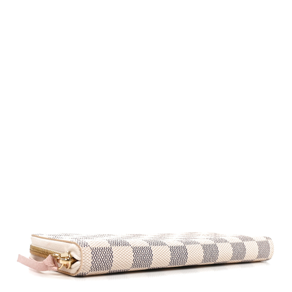 Damier Azur Clemence Wallet Rose Ballerine