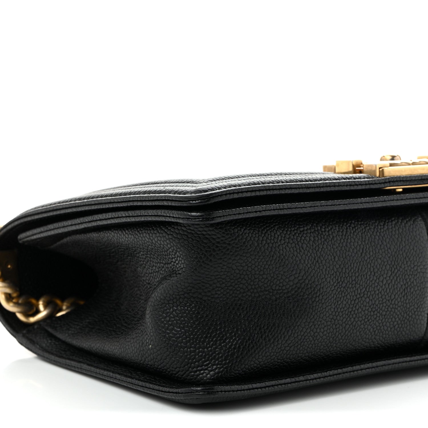 Chanel Caviar Quilted Medium Boy Flap Black 9 of 10