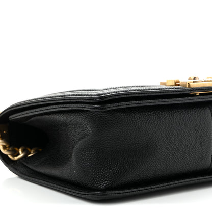 Chanel Caviar Quilted Medium Boy Flap Black 9 of 10