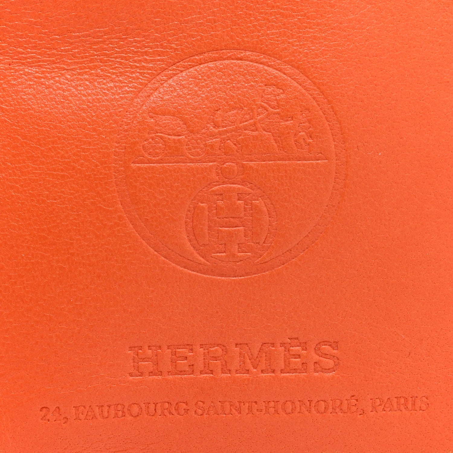 Hermes Milo Lambskin Swift Shopping Bag Charm Feu Gold 3 of 5