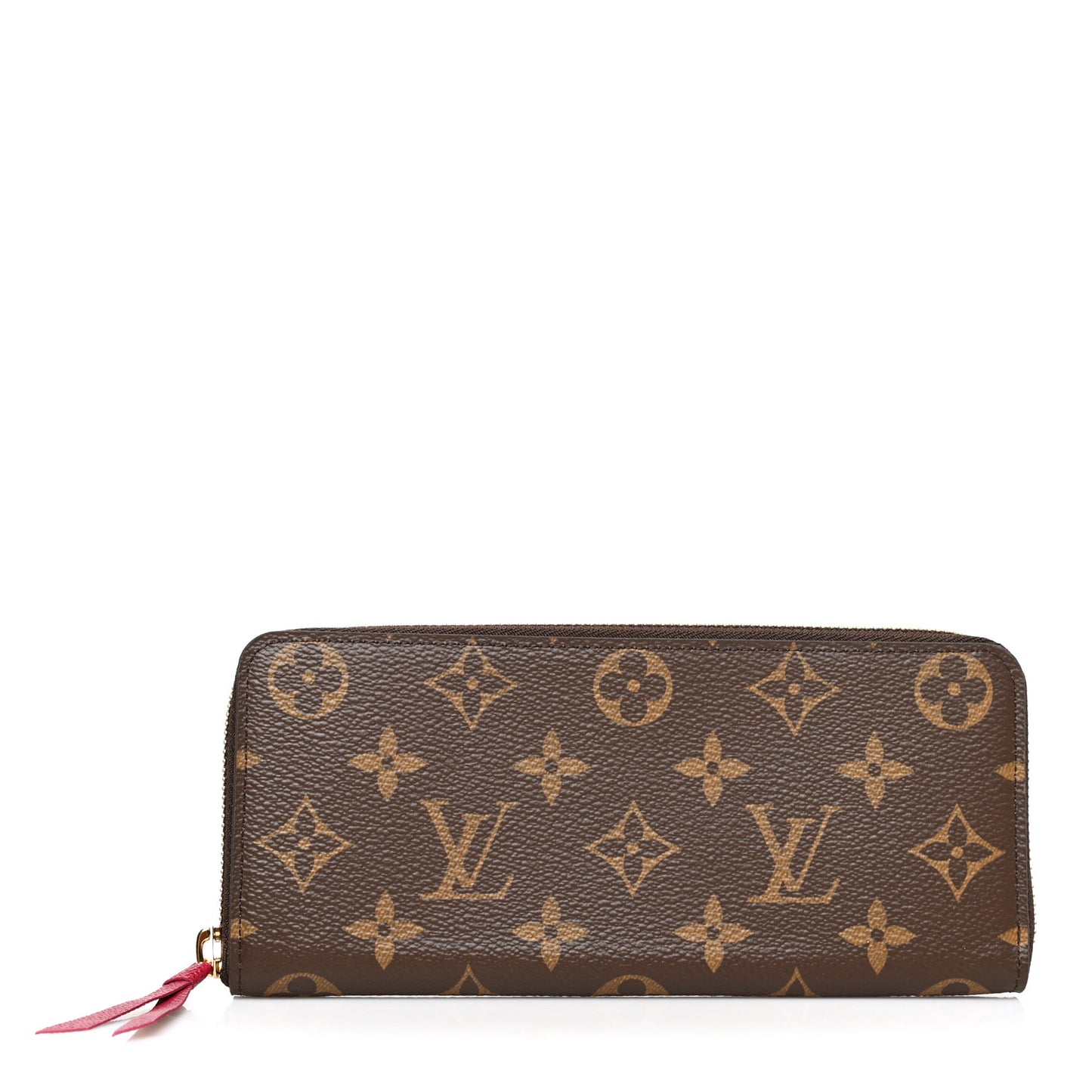Monogram Clemence Wallet Fuchsia