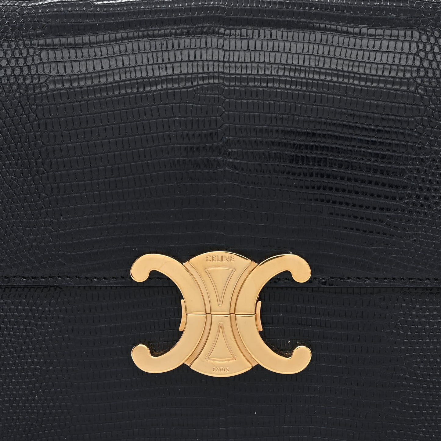 Lizard Medium Triomphe Navy Blue