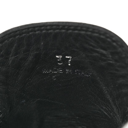 Prada Spazzolato Triangle 40mm Loafer Mules 37 Black 8 of 11