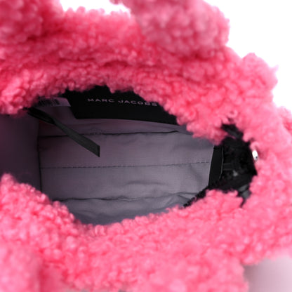 Marc Jacobs Polyester Cotton Mini The Teddy Traveler Tote Bag Pink 5 of 11