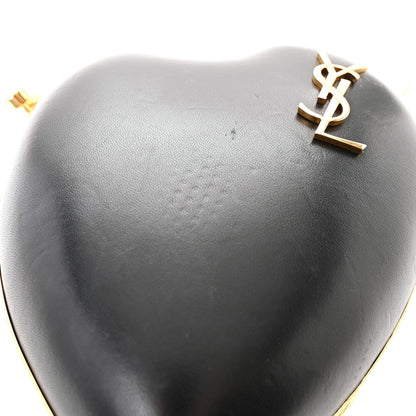 Saint Laurent Calfskin Monogram Love Box Bag Black 10 of 10