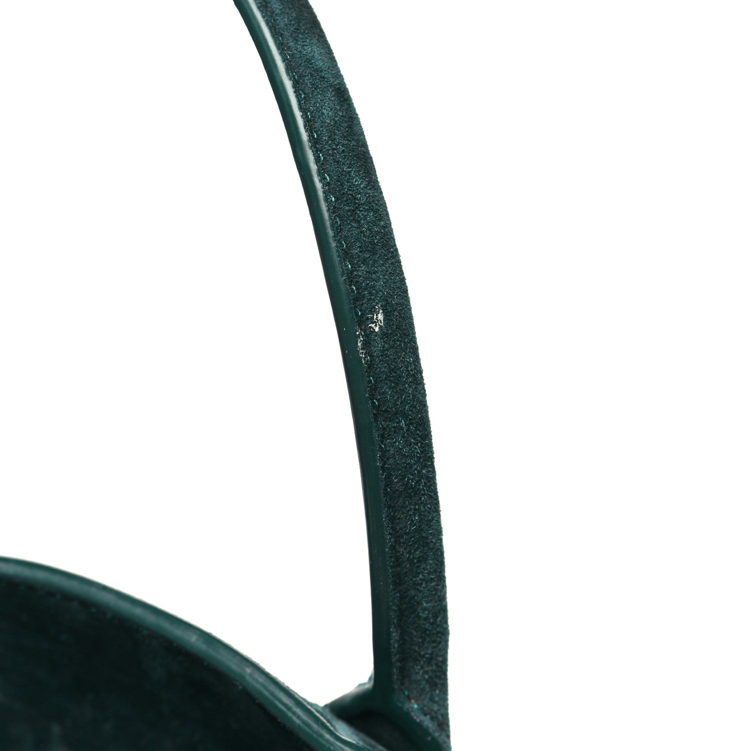 The Row Suede Soft Margaux 10 Bag Teal Green 11 of 13