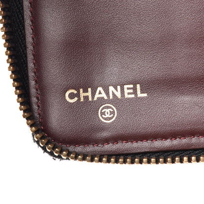 Chanel Caviar Quilted Large Zip Around Organizer Wallet Black 6 of 17