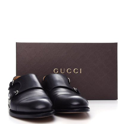 Gucci Calfskin Mens Buckle Loafer 9 Black 12 of 12