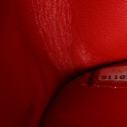 Chanel Caviar Quilted Medium Double Flap Red 8 of 10