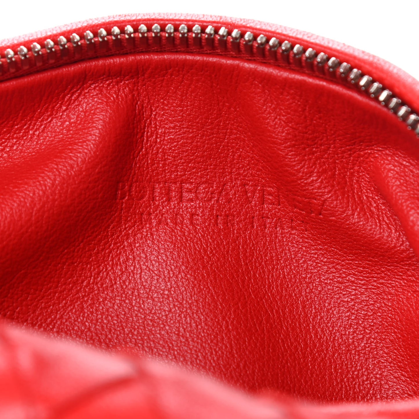 Nappa Intrecciato Mini Jodie Red