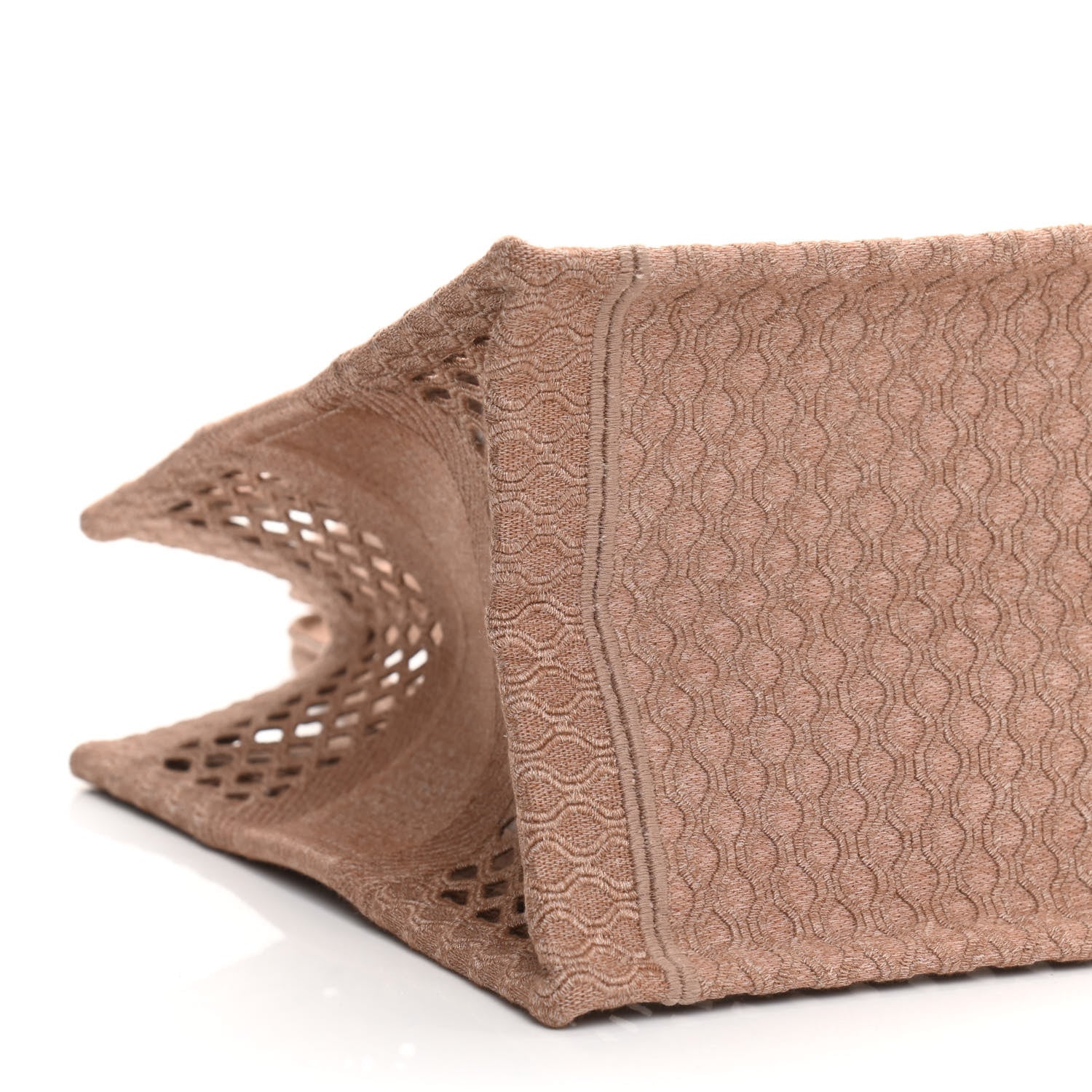 Christian Dior Mesh Embroidered Medium Book Tote Clay 9 of 10