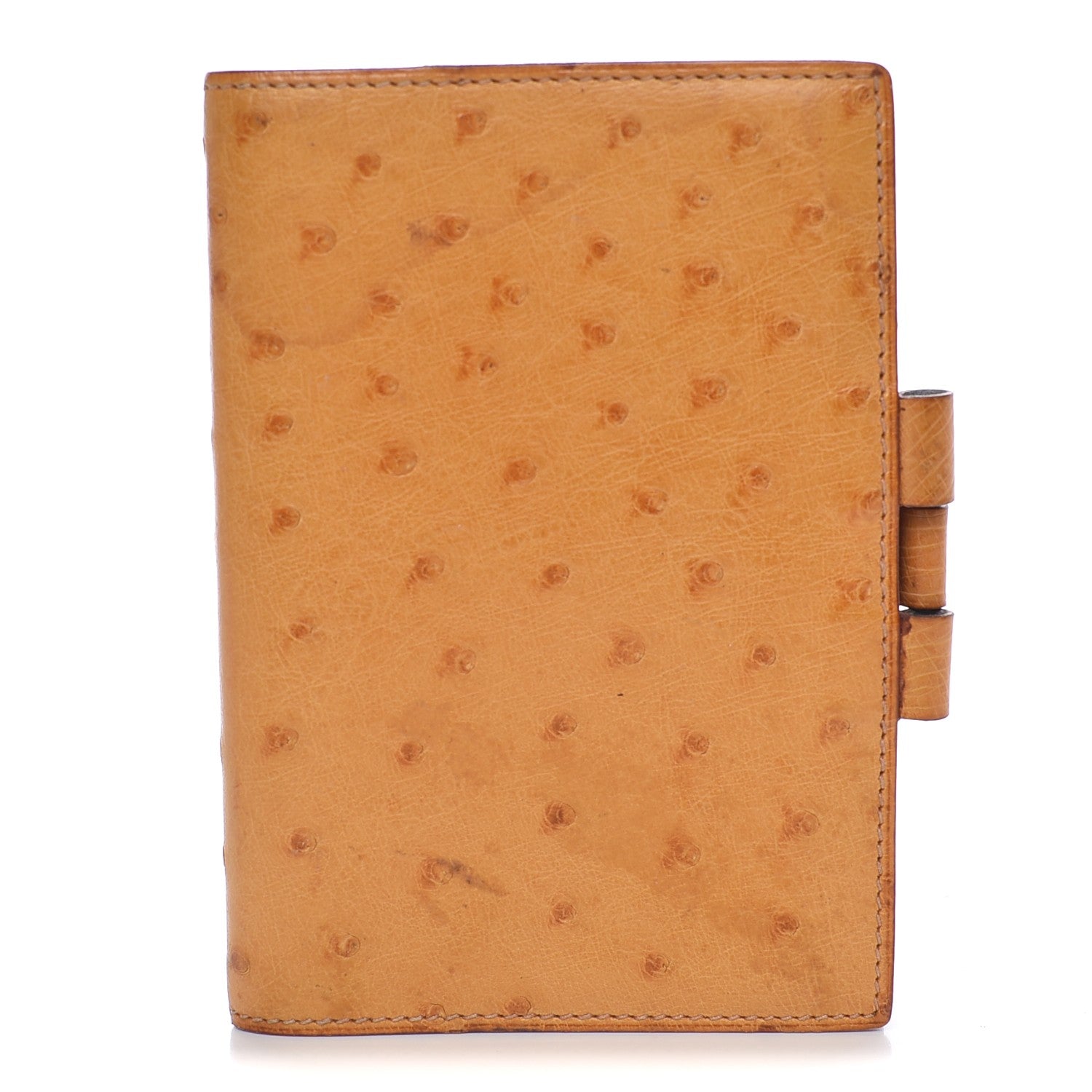 Hermes Ostrich Vision Agenda Cover PM Gold 1 of 12