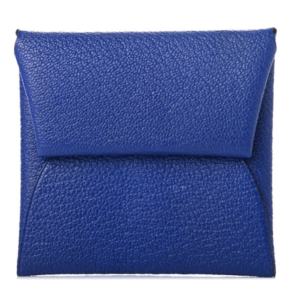 Hermes Chevre Mysore Bastia Coin Purse Bleu Electrique 1 of 7