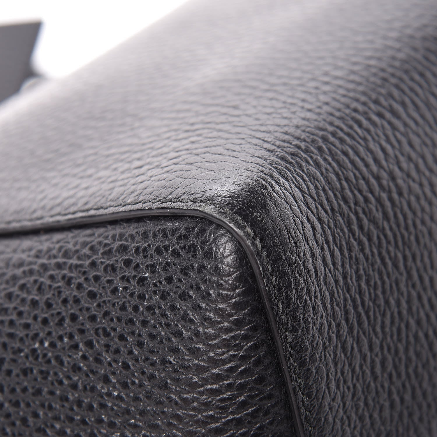 Gucci Pebbled Calfskin Small Swing Tote Black 8 of 15