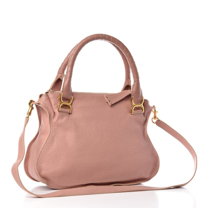 Chloe Calfskin Medium Marcie Satchel Anemone Pink 3 of 18