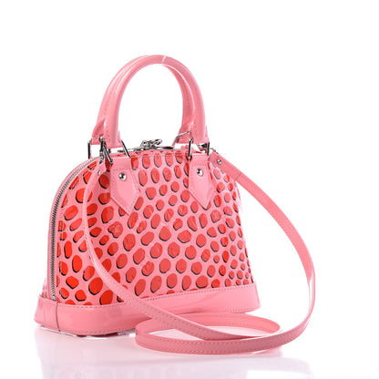 Louis Vuitton Vernis Jungle Dots Alma BB Sugar Pink Poppy 3 of 7