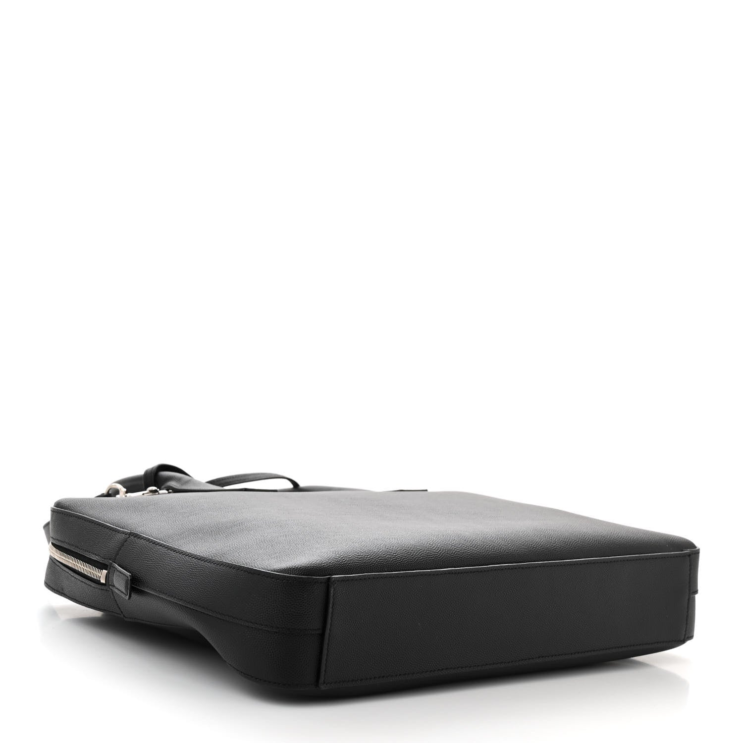 Saint Laurent Grain de Poudre Medium Museum Briefcase Black 4 of 10