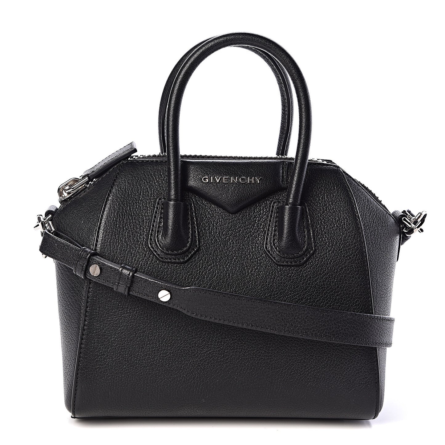 Sugar Goatskin Mini Antigona Black