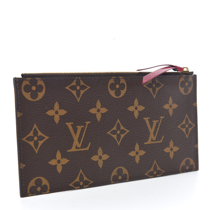 Louis Vuitton Monogram Felicie Chain Wallet Zippered Insert Fuchsia 3 of 6